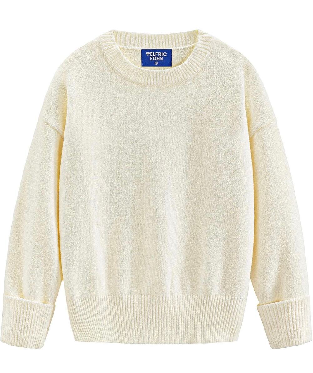 NWT Aelfric Eden Unisex Oversized Pullover Woven Crewneck Sweater Sz L
